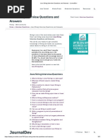 Java String Interview Questions and Answers - JournalDev