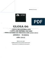 LdE GES, LdE NO GES, Indicadores de Producción 2005-2011