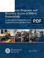 CRISIS EVENT RESPONSE AND RECOVERY ACCESS (CERRA)