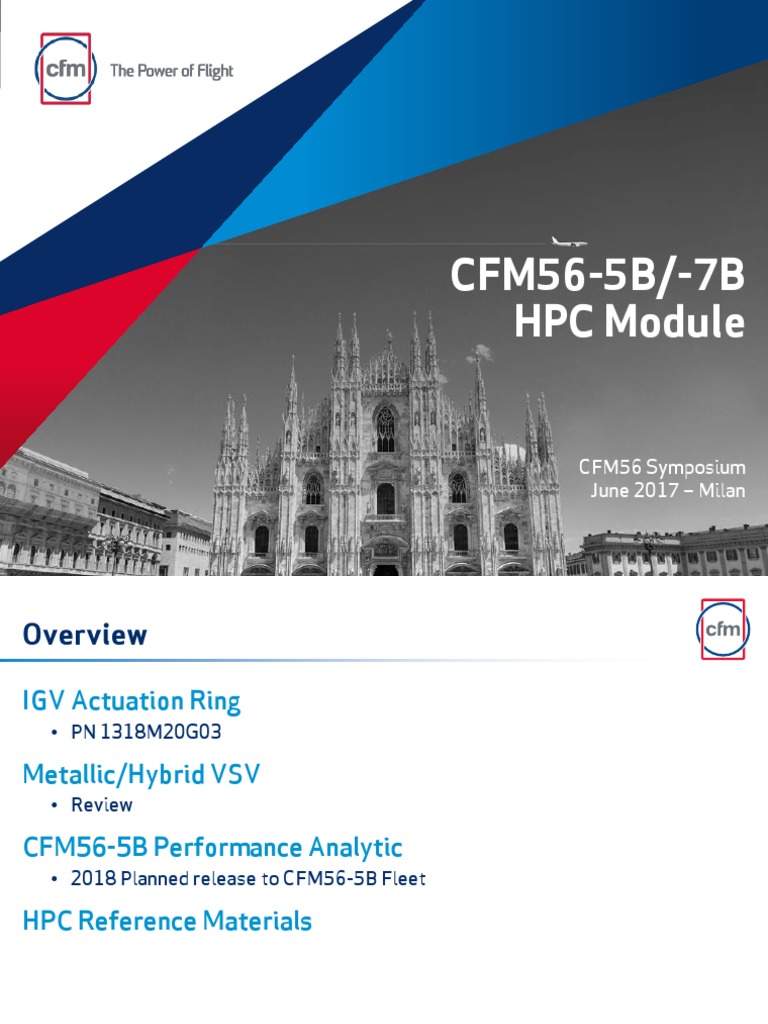 CFM56-7B HPC Module Insights | PDF | Engines | Rotating Machines