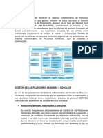 Gestion de Las Relaciones Humanas y Sociales - Especialidad