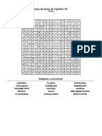 Sopa de Letras de Capítulo Vii 