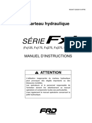 Marteau hydraulique azote N2 accumulateur hydraulique dispositif