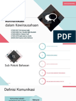 Komunikasi Dalam Kewirausahaan - TechnoB