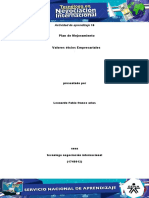 Valores Étcios Empresariales