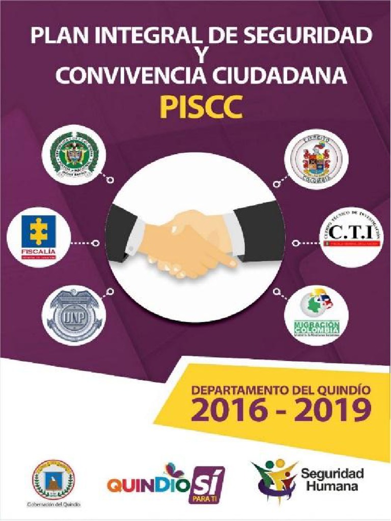 Plan Integral de Seguridad y Convivencia Ciudadana 2016 - 2019 - Piscc ...