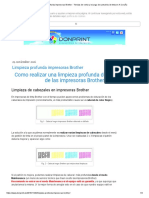 Limpieza Profunda Impresoras Brother PDF