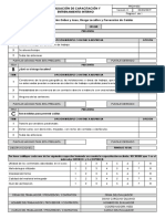 Evaluación Orden y Aseo, Riesgo Locativo y Prev Caidas PDF