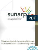 Saneamiento físico legal de bienes estatales (SUNARP, SBSN, Ley 29151