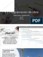 Programación de Obra