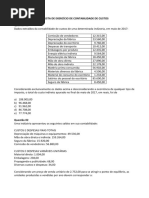 Lista de Exercicio de Contabilidade de c