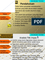 Ketidakpastian (BEP Sensitivitas)