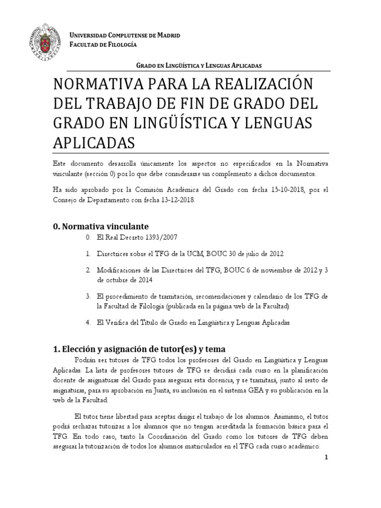 Guia Sept Ucm Master Grado Final Test Ucm | PDF | Licenciatura ...