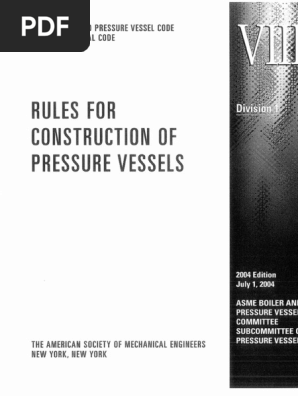 ASME VIII DIV 1 Completa PDF PDF 