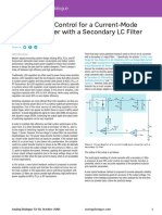 Modeling and Control For Current Mode Buck Converter With A Secondary LC Filter PDF