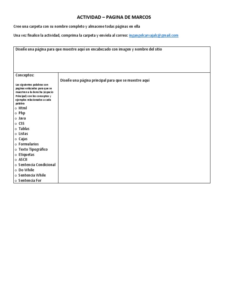 Actividad Con Marcos | PDF | Informática