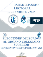 Elecciones Representante Estudiantil