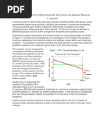 Analysis of Pretest and Posttest Scores