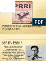 Pemerintah Revolusioner Republik Indonesia (PRRI)