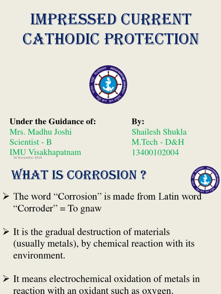Impressed Current Cathodic Protection Overview | PDF | Anode | Corrosion