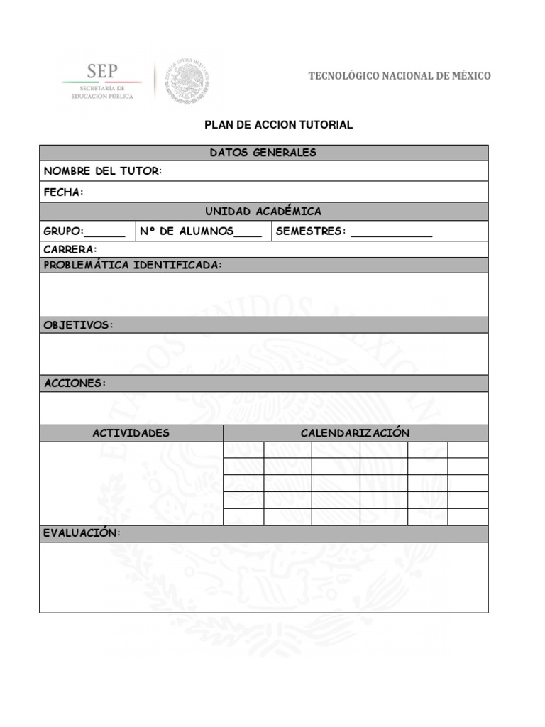 Plan de Acción Tutorial 2023 | PDF | Aprendizaje | Science