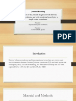 Evaluation of the Patients Diagnosed With Stevens Johnson