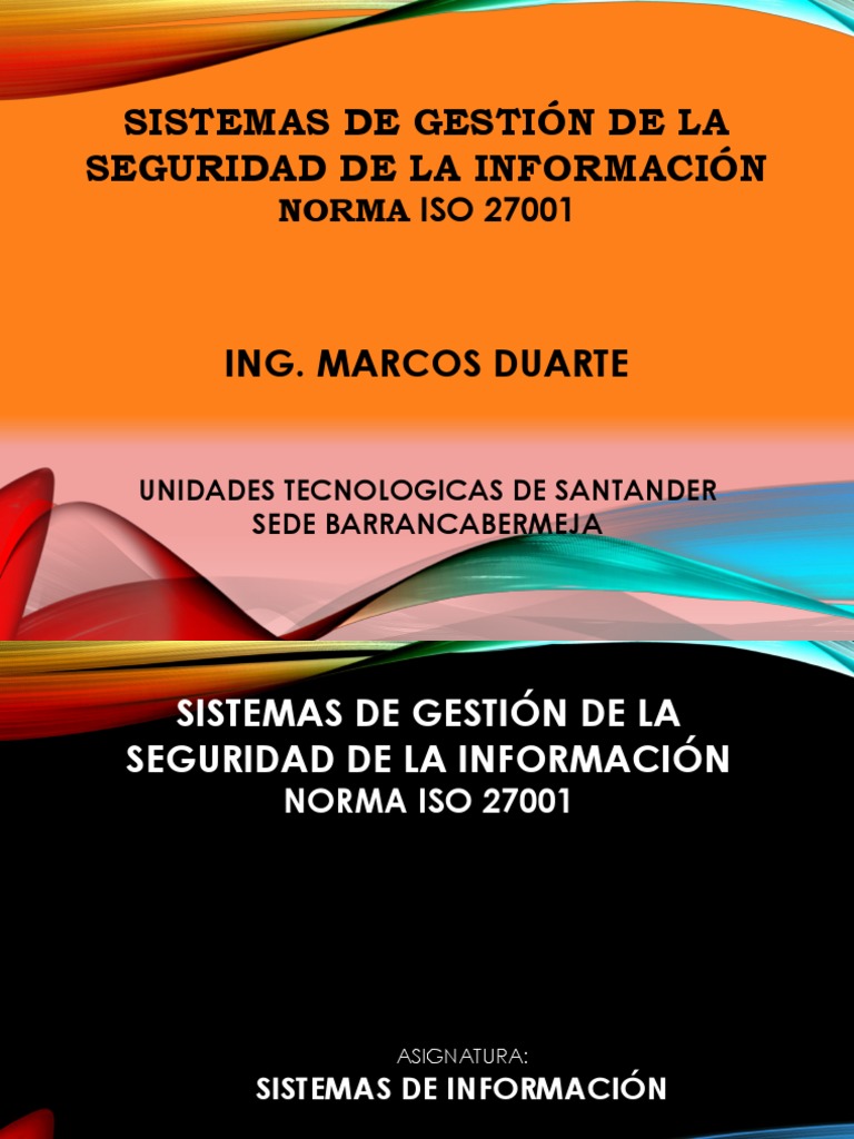 Implementación de la Norma ISO 27001 | PDF | La seguridad informática ...