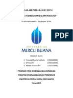 Psikologi Umum (Metode Penelitian Psikologi) Nessa, Erma, Dinda