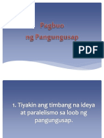 Pagbuo NG Pangungusap PDF