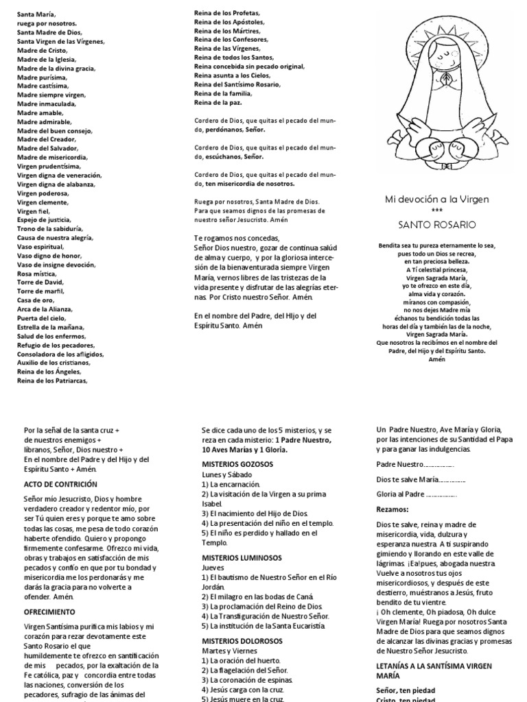 TRIPTICO SANTO ROSARIO.pdf María, madre de Jesús Cristo (título)