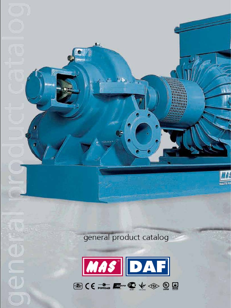 Water pump - NMM Series - MAS - DAF - electric / centrifugal / industrial