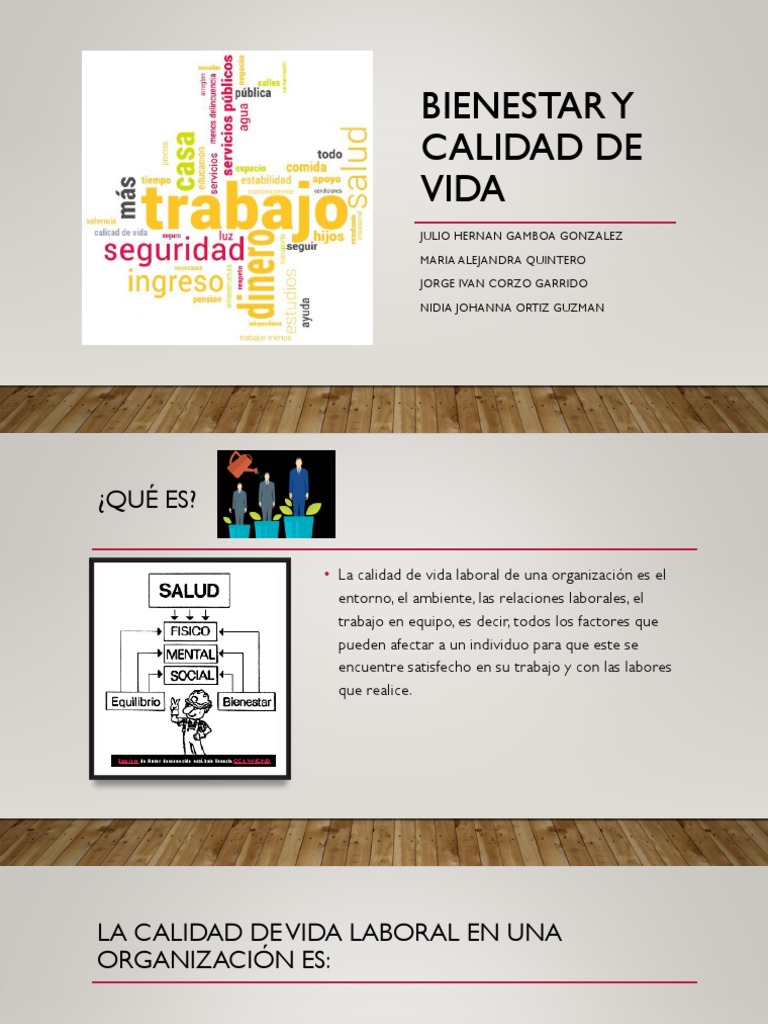 Bienestar y Calidad de Vida | PDF | Bienestar | Toma de decisiones