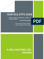 NOM-001-STPS-2008. Planeacion