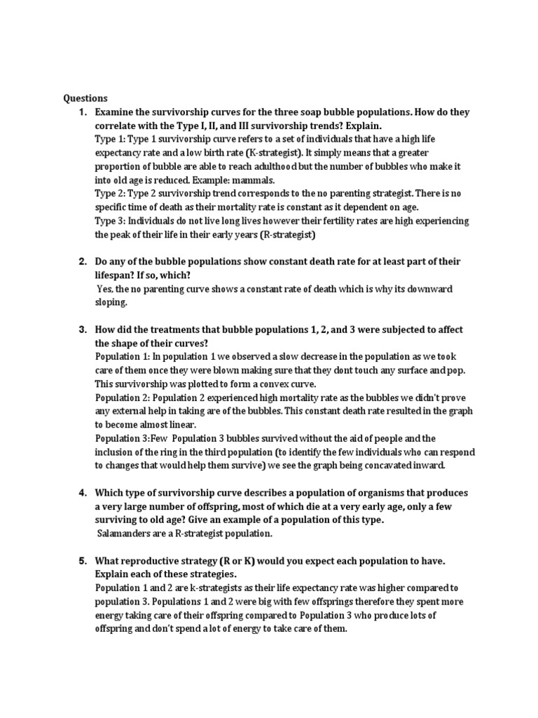 Bubble Lab PDF Life Expectancy Population