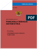 Pancasila Sebagai Sistem Etika