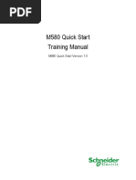 Modicon M580 Quick Start - v1.0 - Training Manual