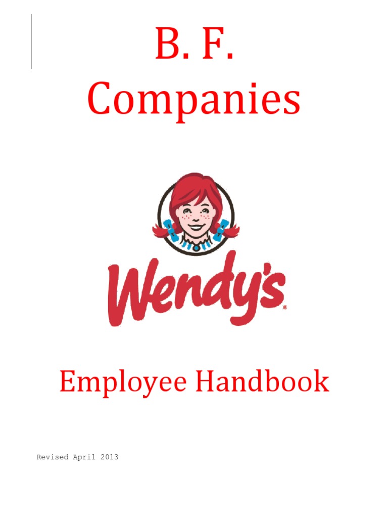 WendyEmployeeHandbook PDF PDF