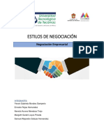 Estilos de Negociación