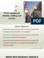 Lecture 16+17 ( Work equipment)