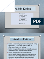 Analisis Kation