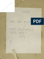 Documentos Secretos Del Ministerio Del Interior (1983)