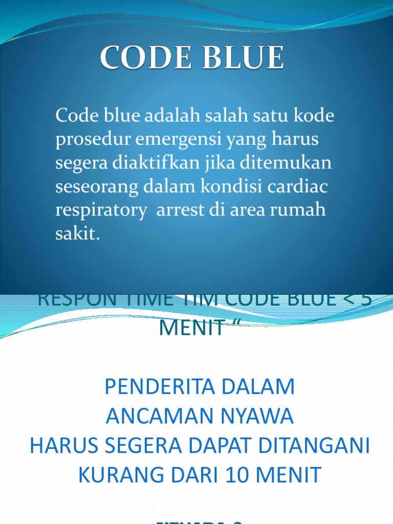 Code Blue | PDF