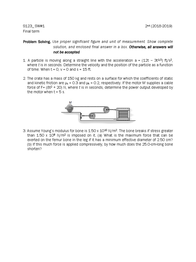 Physics Problem Solving Guide | PDF