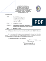 Submission of PBB-Related Requirements For CY 2019