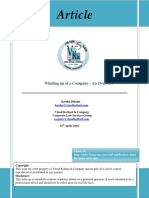 Winding Up of A Company An Overview-1 PDF