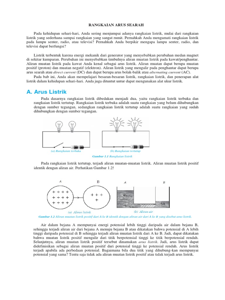 Rangkaian Arus Searah | PDF | Sains & Matematika