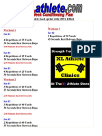 Drill Sheet Eight-Week Conditioning Plan 1514746407287