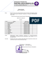 Surat Tugas Kunjungan Anjangsana 2019