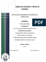 Reporte de Placas Geodesia Inegi
