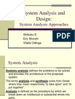 System Analysis and Design Assignment New2